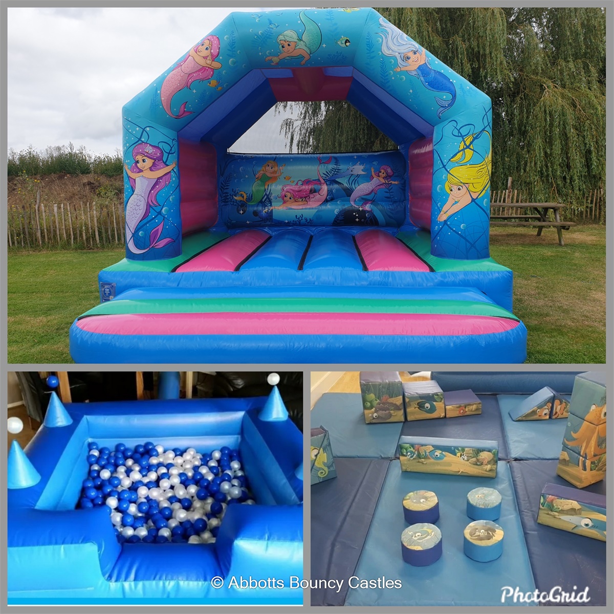 Mermaid Themed Bouncy Castles Bouncy Castle, Disco Dome, Soft Play